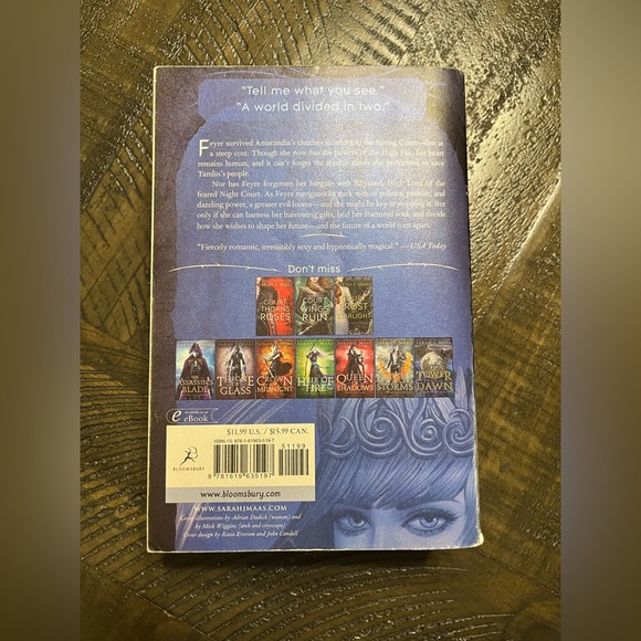 A Court of Mist and Fury OOP Paperback by Sarah J Maas - Picture 3 of 10